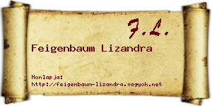 Feigenbaum Lizandra névjegykártya